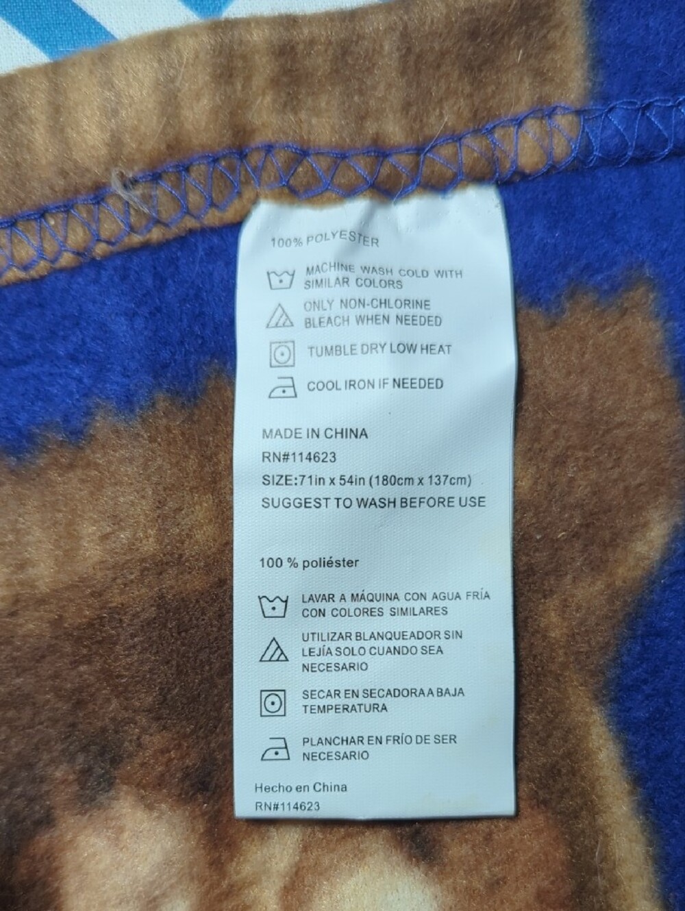 Blue Snickers Snuggie Robe - Picture 6 of 8
